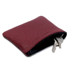 Best Sale Pochette cuir grainé upcyclé - Petit modèle Femme Dressing Recyclé|Pochettes