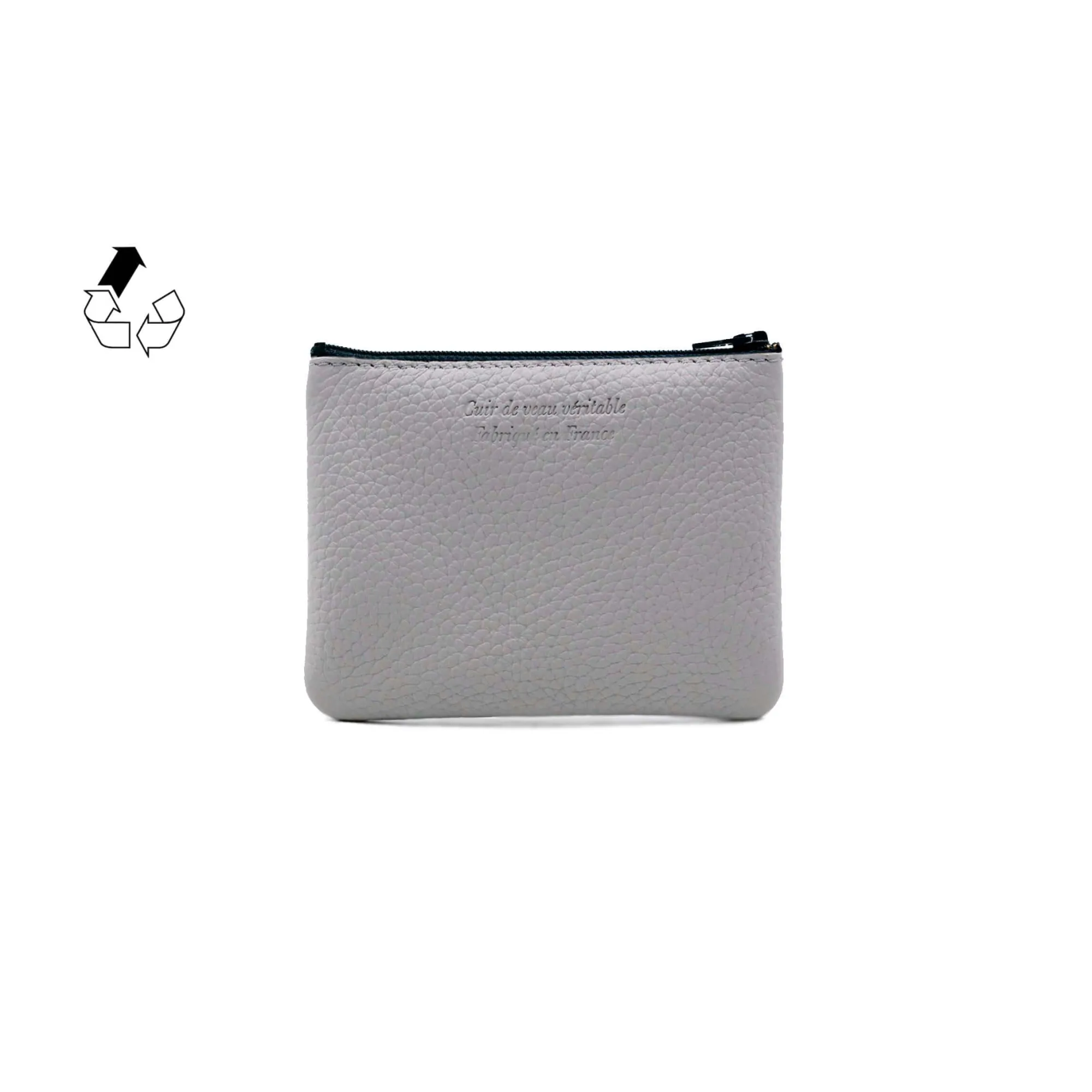 Shop Pochette cuir grainé upcyclé - Petit modèle Femme Dressing Recyclé|Pochettes