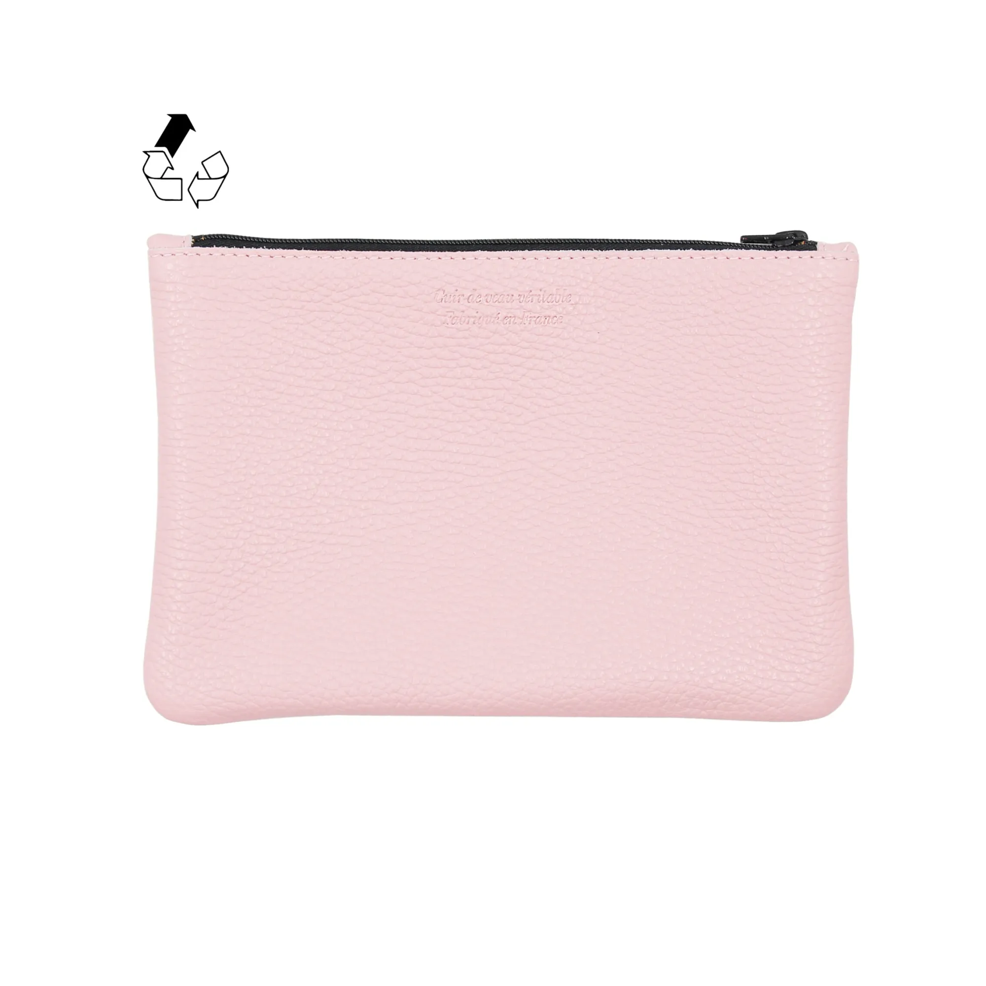 Discount Pochette cuir upcyclé grainé Femme Dressing Recyclé|Pochettes