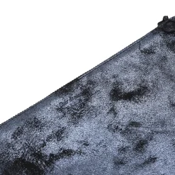 New Pochette cuir upcyclé noir irisé Femme Dressing Recyclé|Pochettes