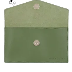 New Pochette enveloppe cuir upcyclé Femme Dressing Recyclé|Pochettes