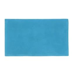 Flash Sale Pochette enveloppe cuir upcyclé bleu Femme Dressing Recyclé|Pochettes