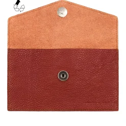 Clearance Pochette enveloppe upcyclé brique Femme Dressing Recyclé|Petite Maroquinerie