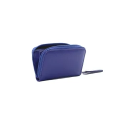 Discount Porte-monnaie cuir bleu royal Femme Petite Maroquinerie