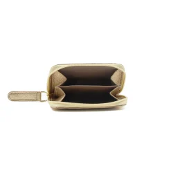 Best Sale Porte-monnaie cuir métallisé Femme Petite Maroquinerie