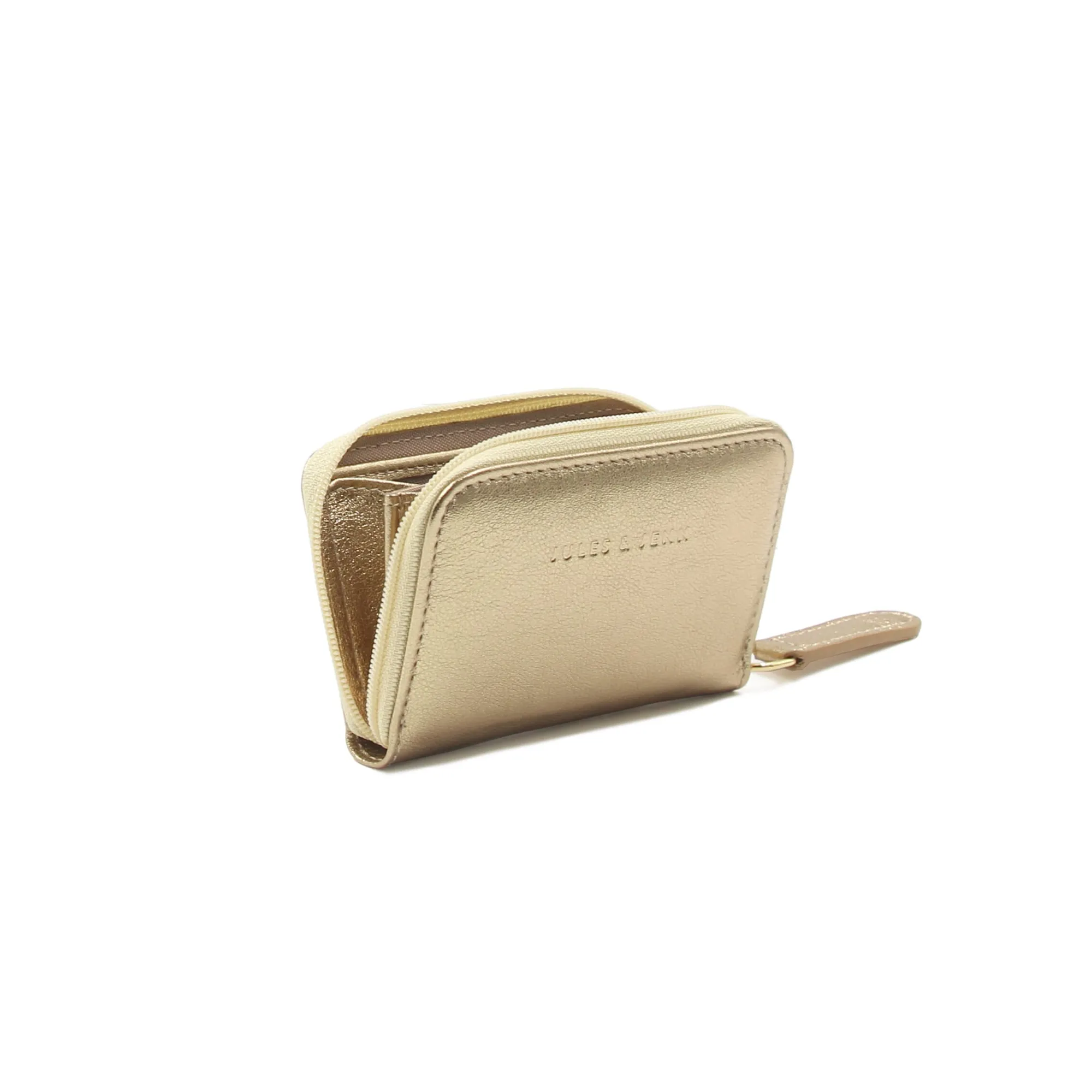 Best Sale Porte-monnaie cuir métallisé Femme Petite Maroquinerie