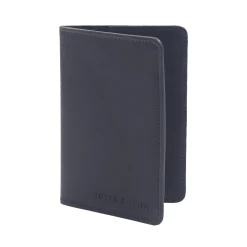 Outlet Protège passeport cuir bleu Femme Petite Maroquinerie|Petite Maroquinerie