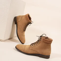 Discount Ranger boots à col cuir nubuck Homme Boots