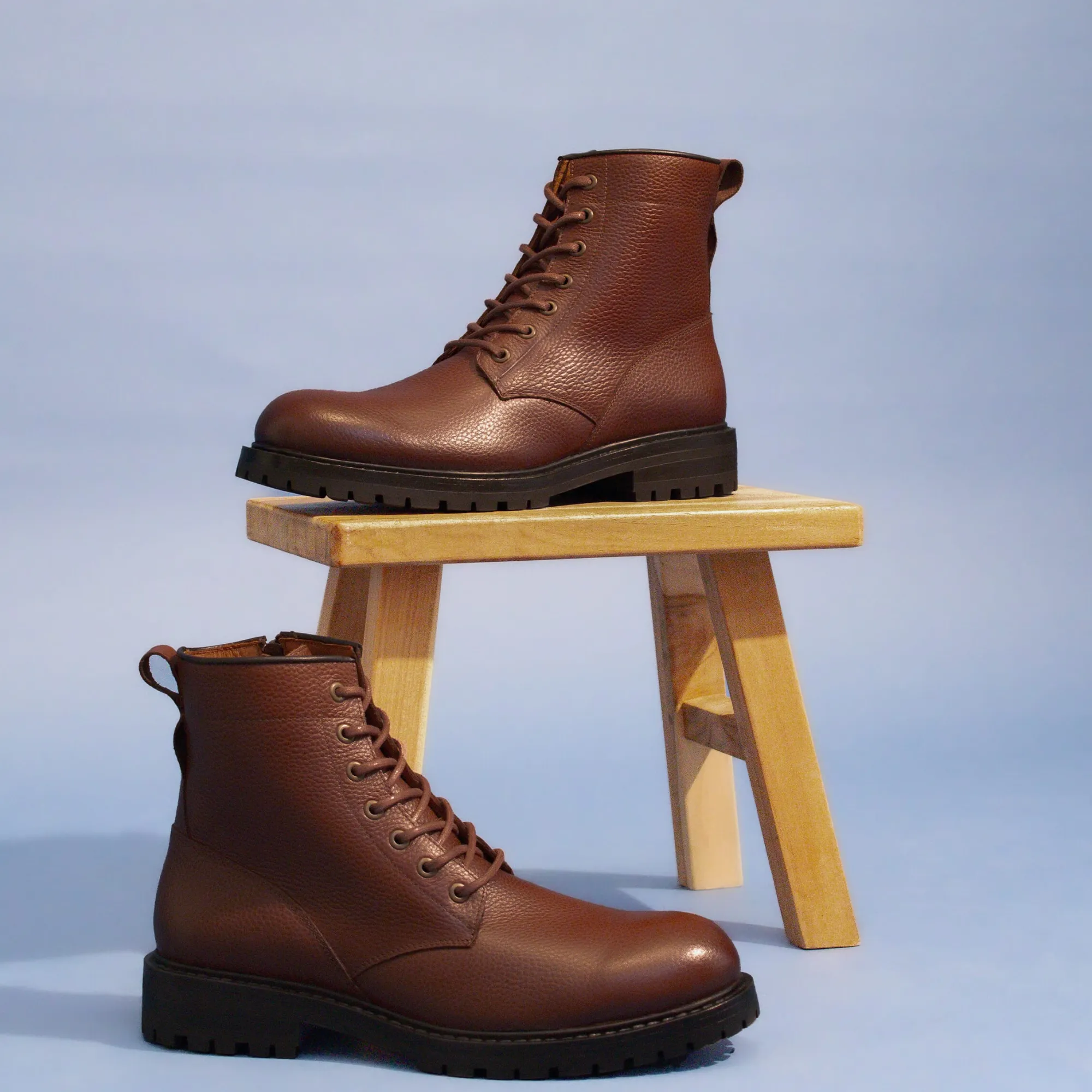 Store Ranger boots cuir grainé Homme Boots