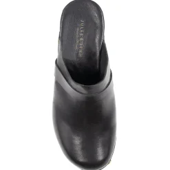 Best Sale Sabots bois clous cuir Femme Sandales