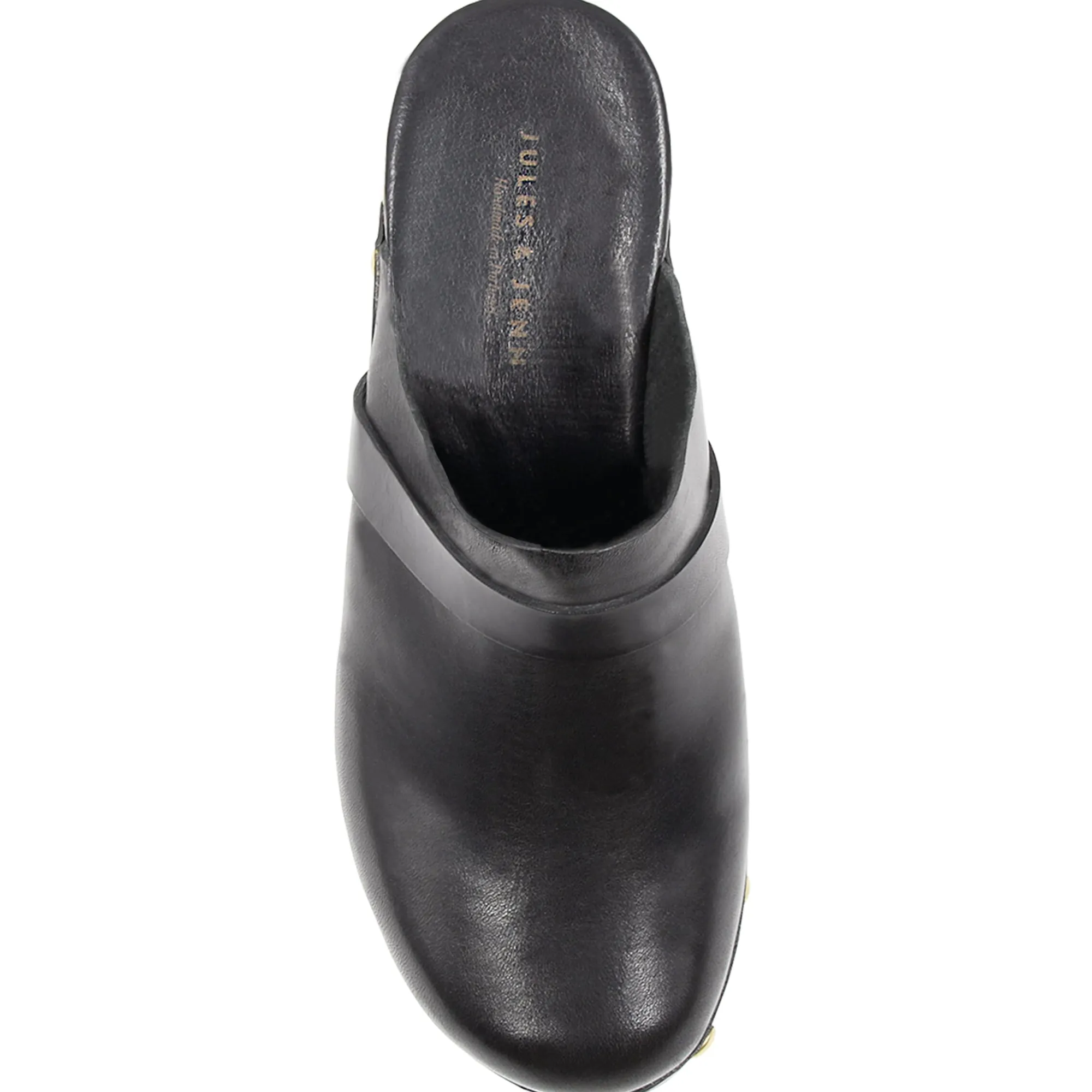 Best Sale Sabots bois clous cuir Femme Sandales