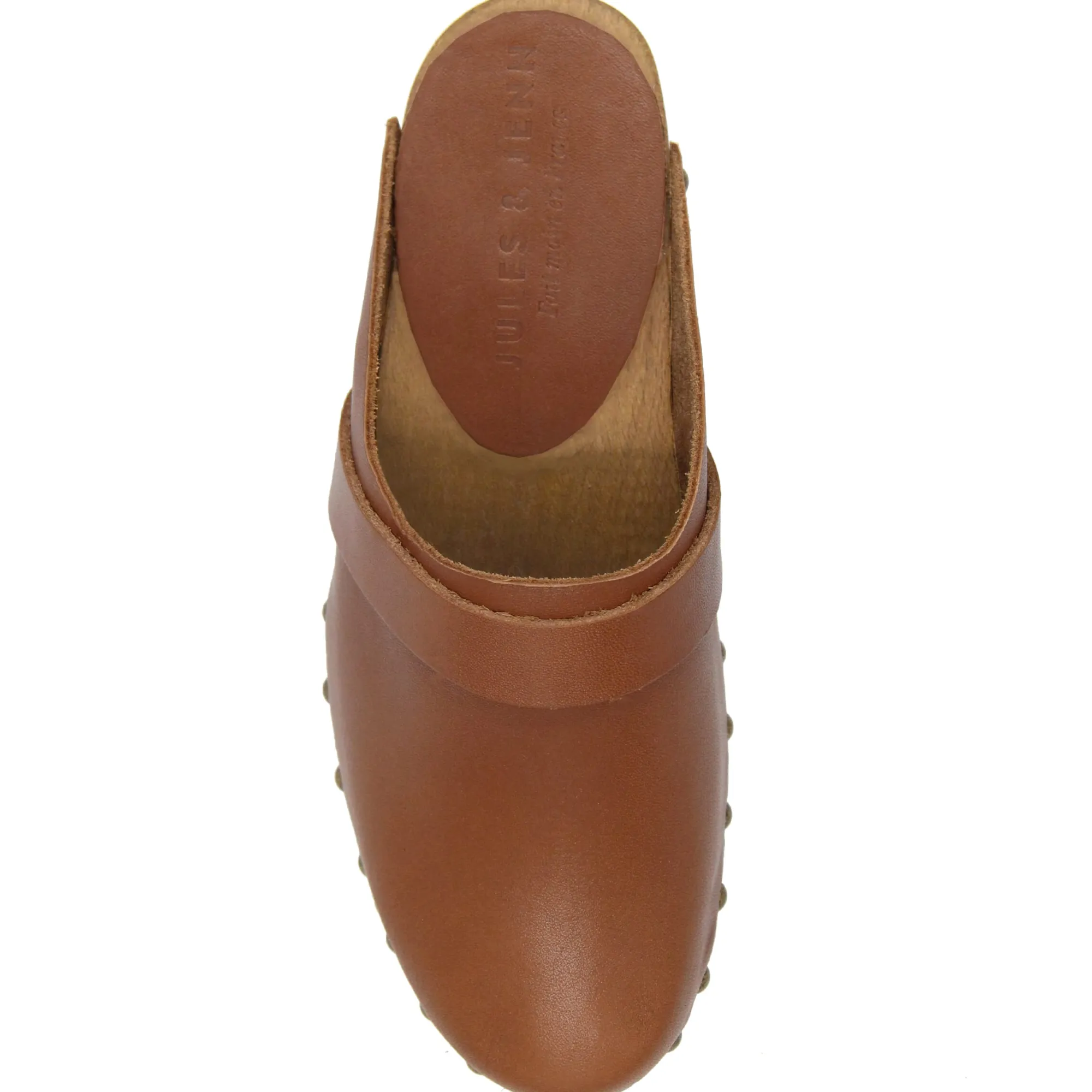 Clearance Sabots bois cuir Femme Sandales