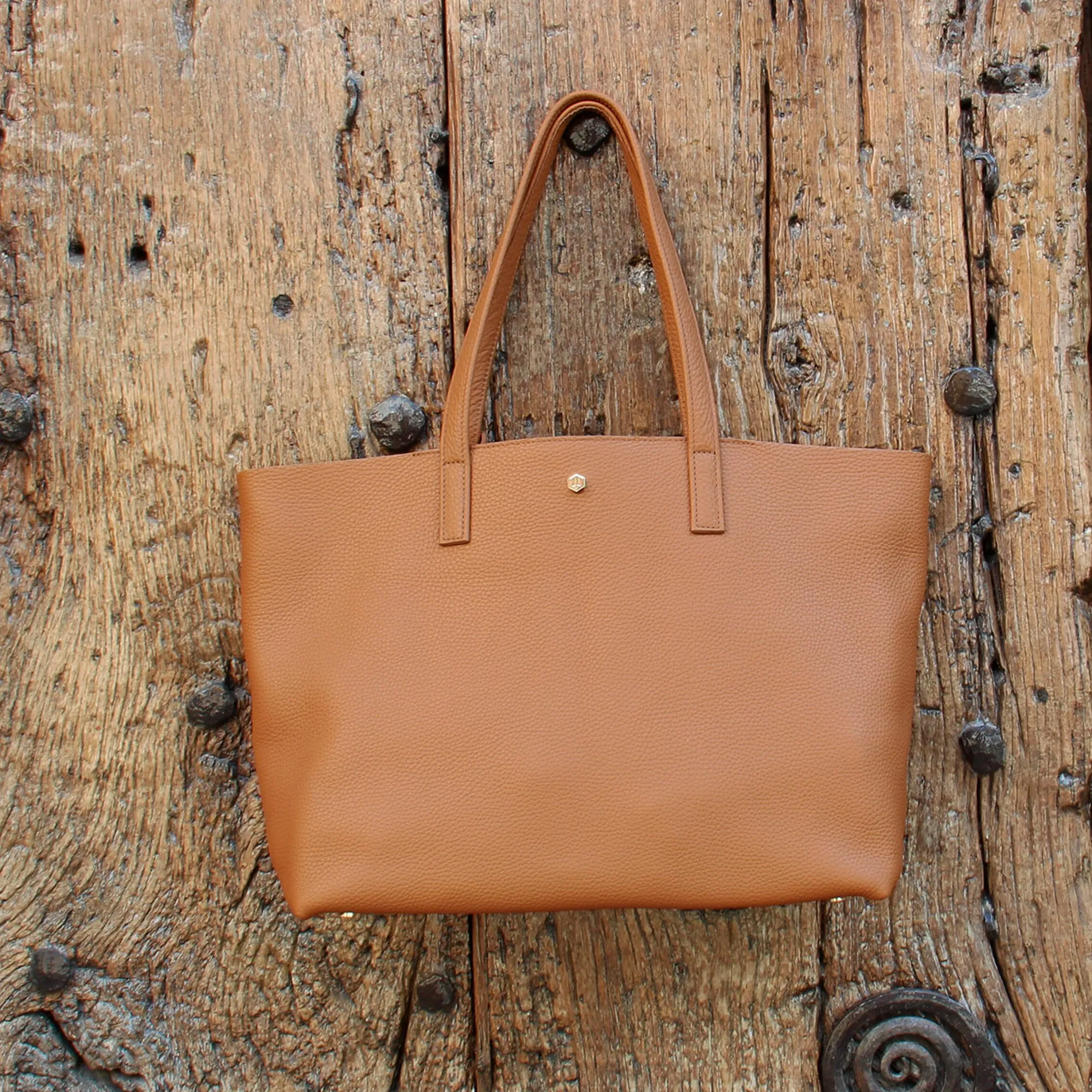 Fashion Sac cabas cuir souple grainé Femme Sacs À Main