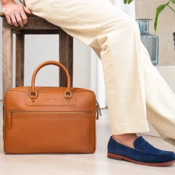 Store Sacoche cuir gravé Homme Sacs