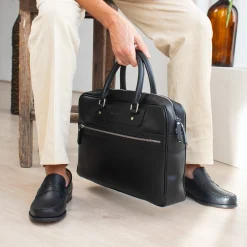 Clearance Sacoche cuir gravé Homme Sacs