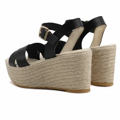 Outlet Sandales compensées cuir Femme Sandales