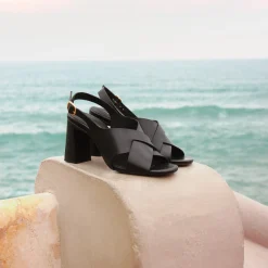 Online Sandales graphiques cuir Femme Sandales