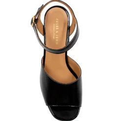 Discount Sandales plateforme cuir vernis Femme Sandales