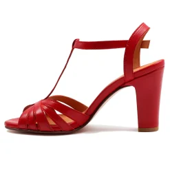 Store Sandales talon brides cuir Femme Sandales