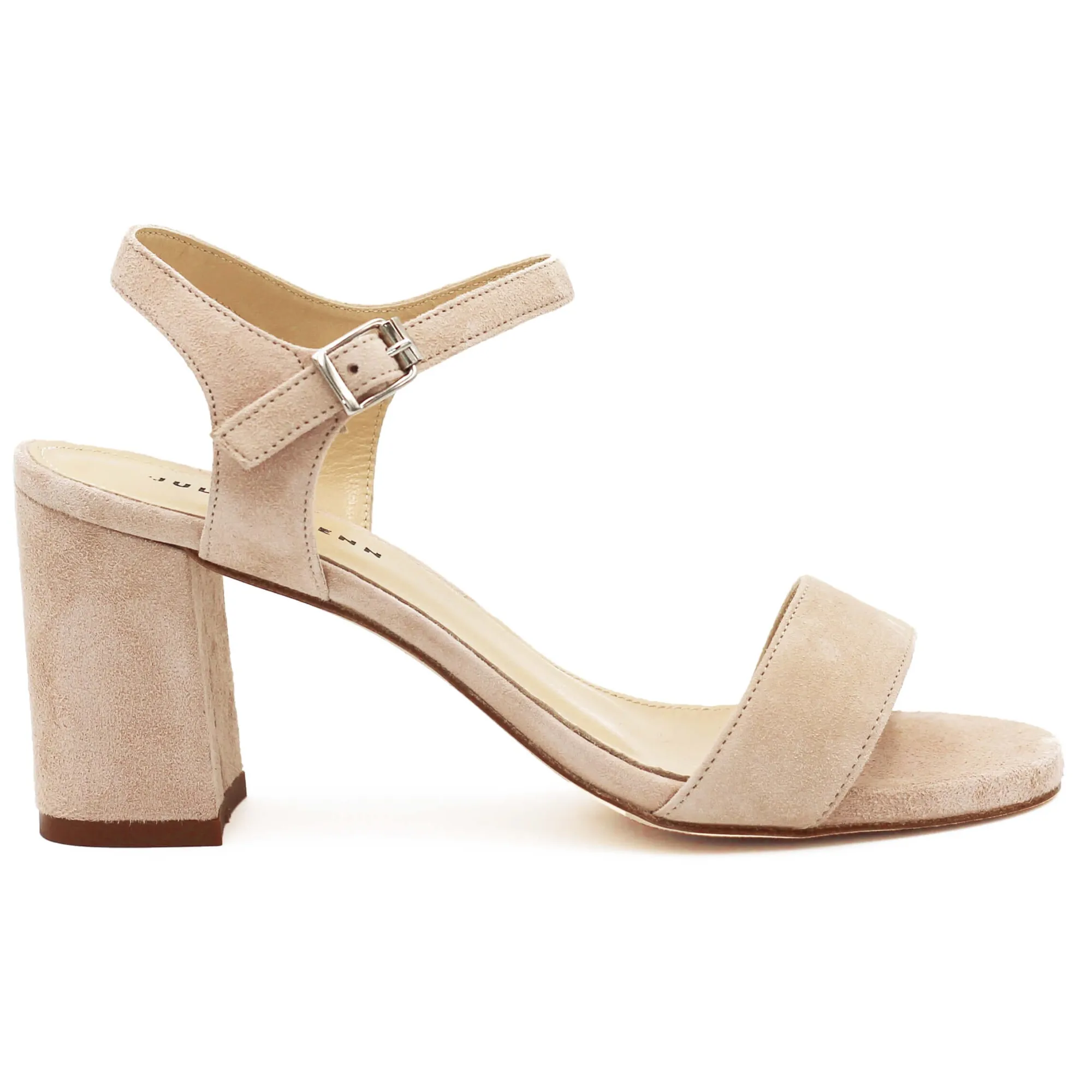 Online Sandales à talon cuir daim Femme Sandales