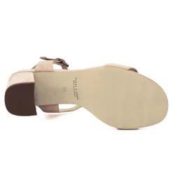 Online Sandales à talon cuir daim Femme Sandales