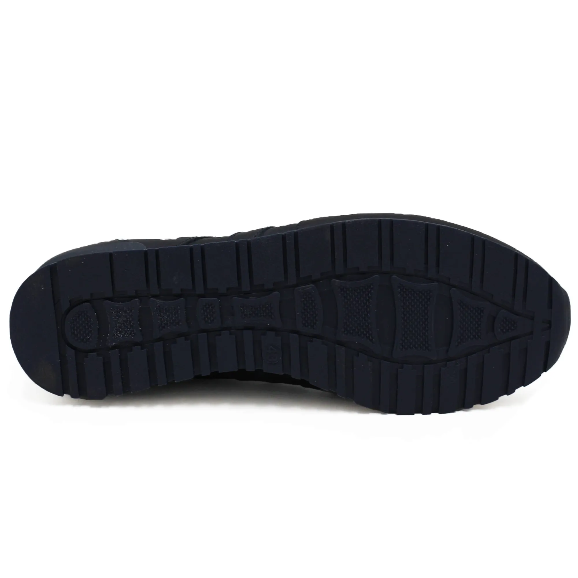 Flash Sale Sneakers cuir bleu marine Homme Fins De Série Solidaires
