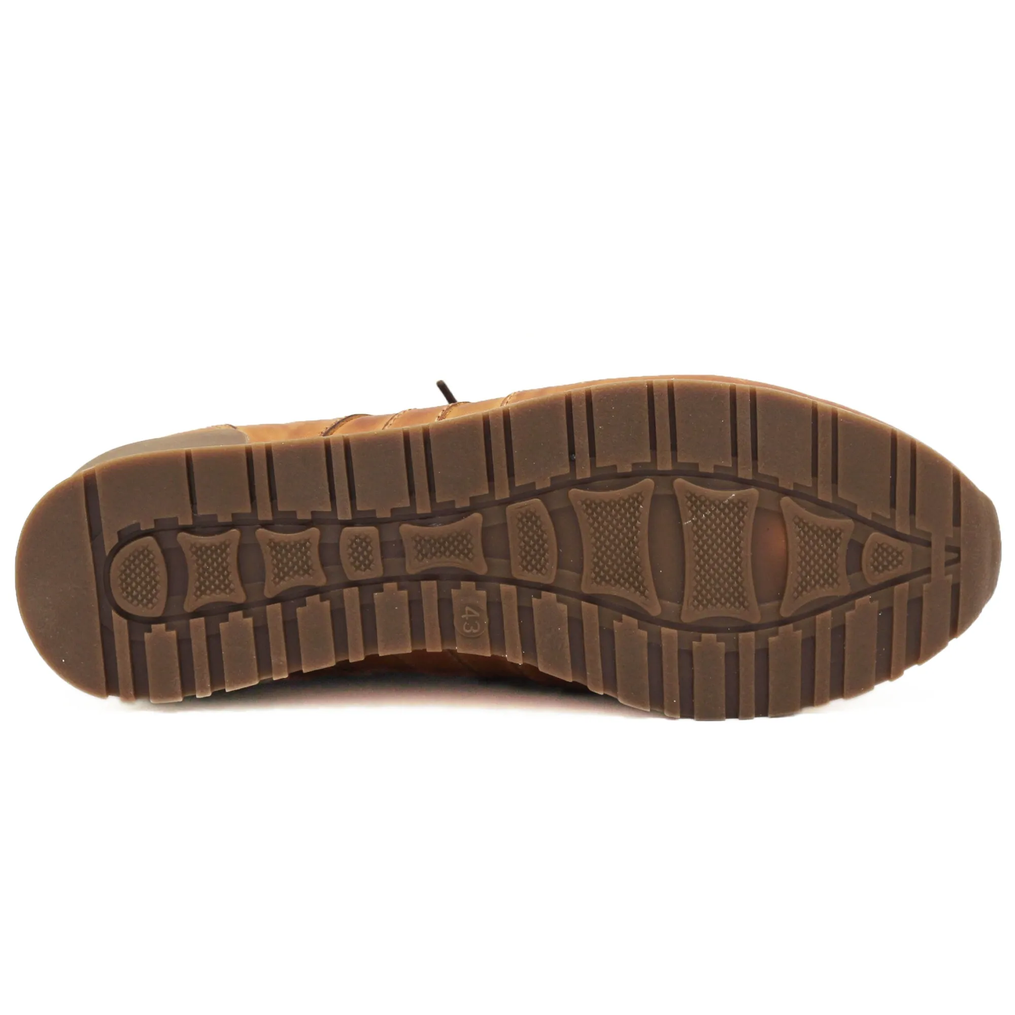 Shop Sneakers cuir marron Homme Baskets