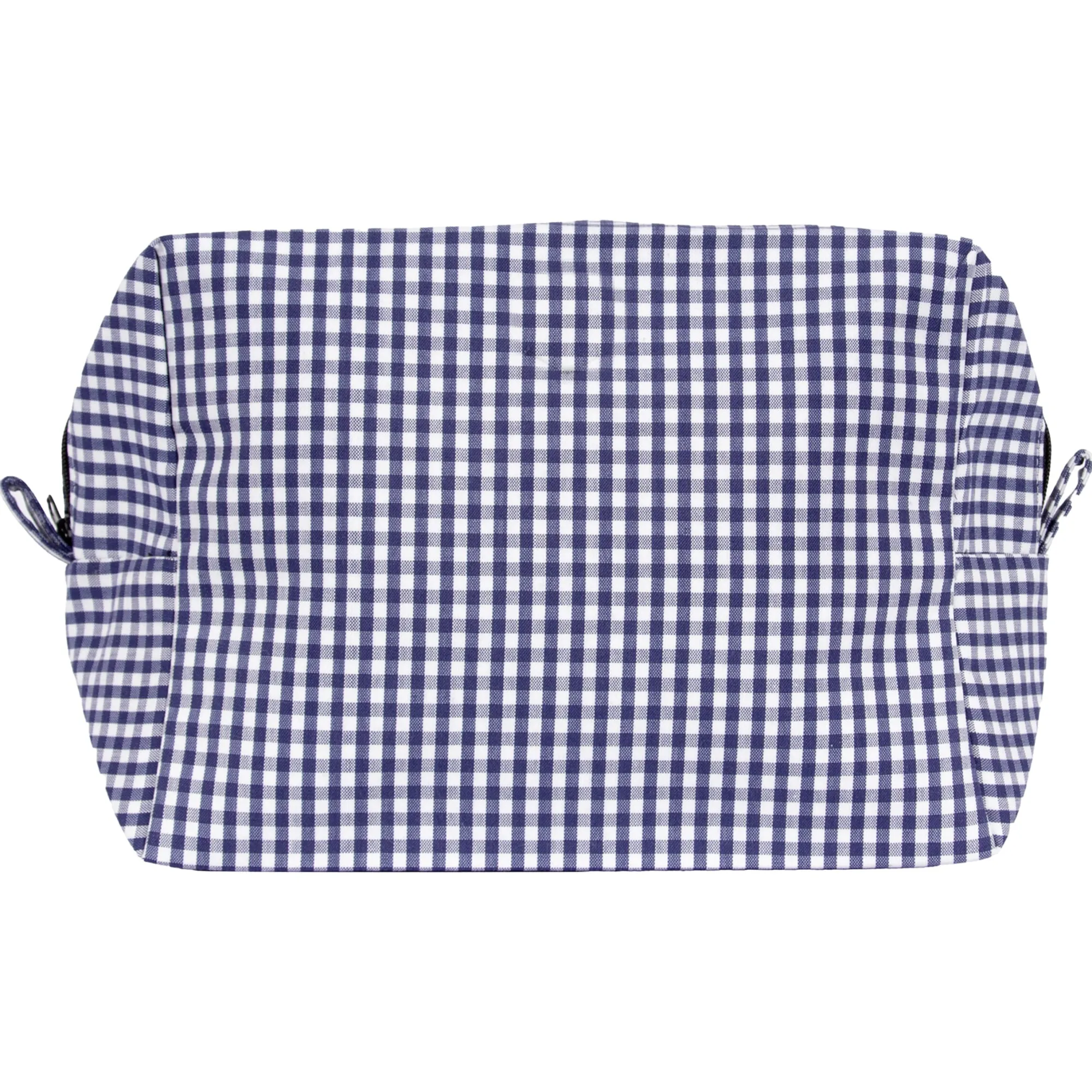 Discount Trousse toile recyclée vichy blanc bleu Femme Dressing Recyclé|Petite Maroquinerie